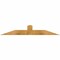 Ekena Millwork Portland Rough Sawn Timber Gable Bracket, Western Red Cedar, 48"W x 8"H x 4"D x 4"F, 4/12 Pitch GBW048X08X0404POR00RWR - alternate 1